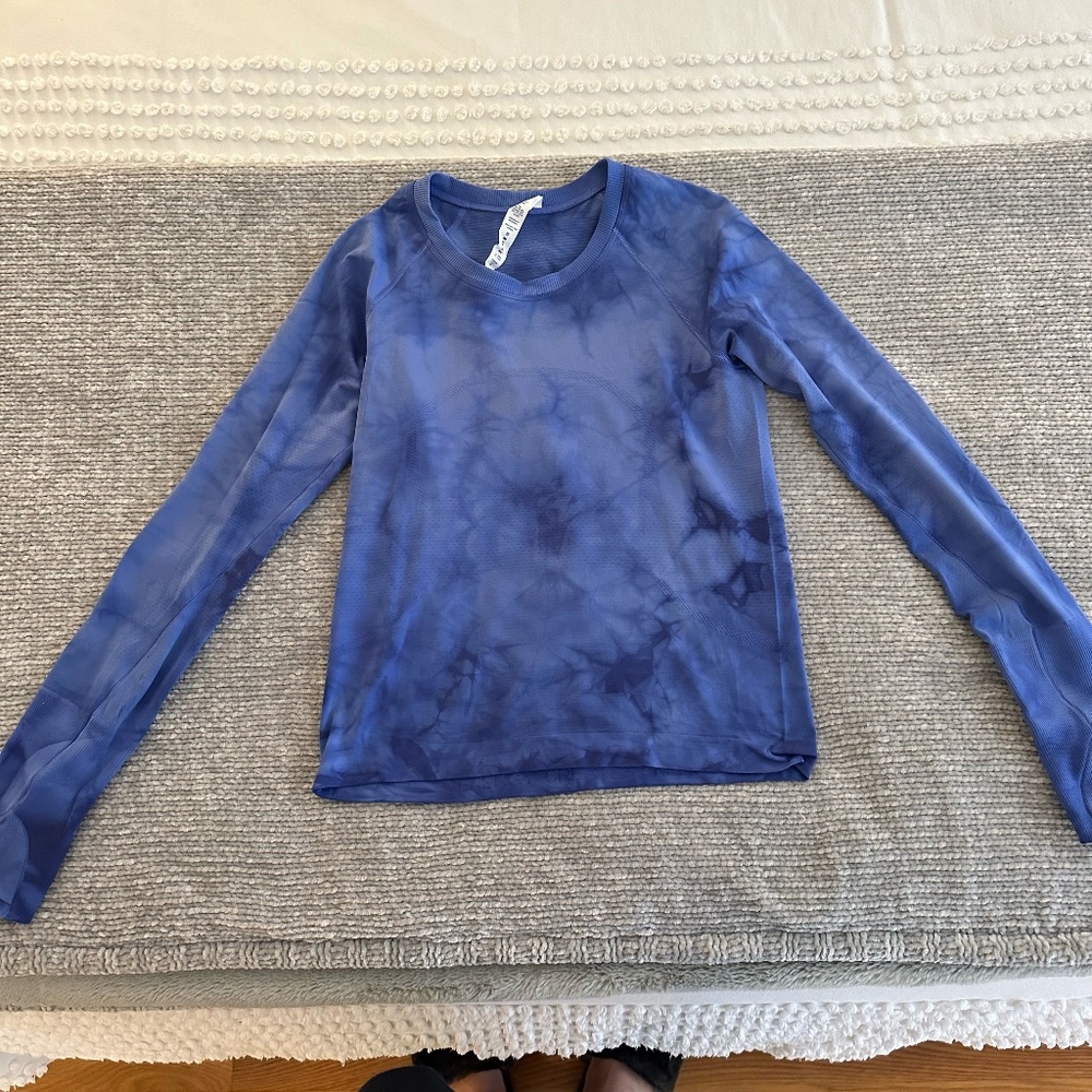 Lululemon Tie-Dye Long Sleeved Shirt